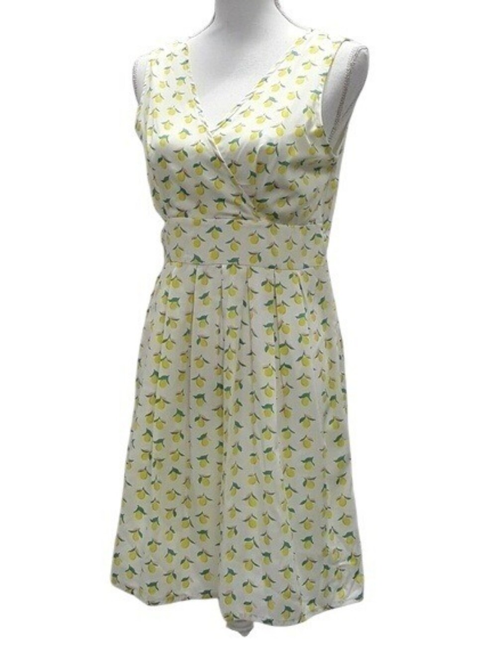 Maison Jules Lemon Dress Size Medium